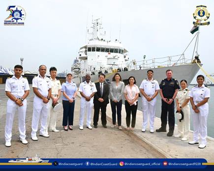 ICG to Strengthen Maritime Cooperation Through QUAD at Sea Ship Observer Mission